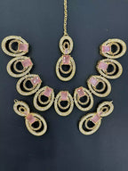Miro zircon necklace set