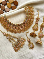 Zircon Floral bridal set