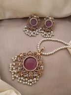 Egyptian zircon pendant set-020
