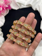 Zircon 4pcs bangles set