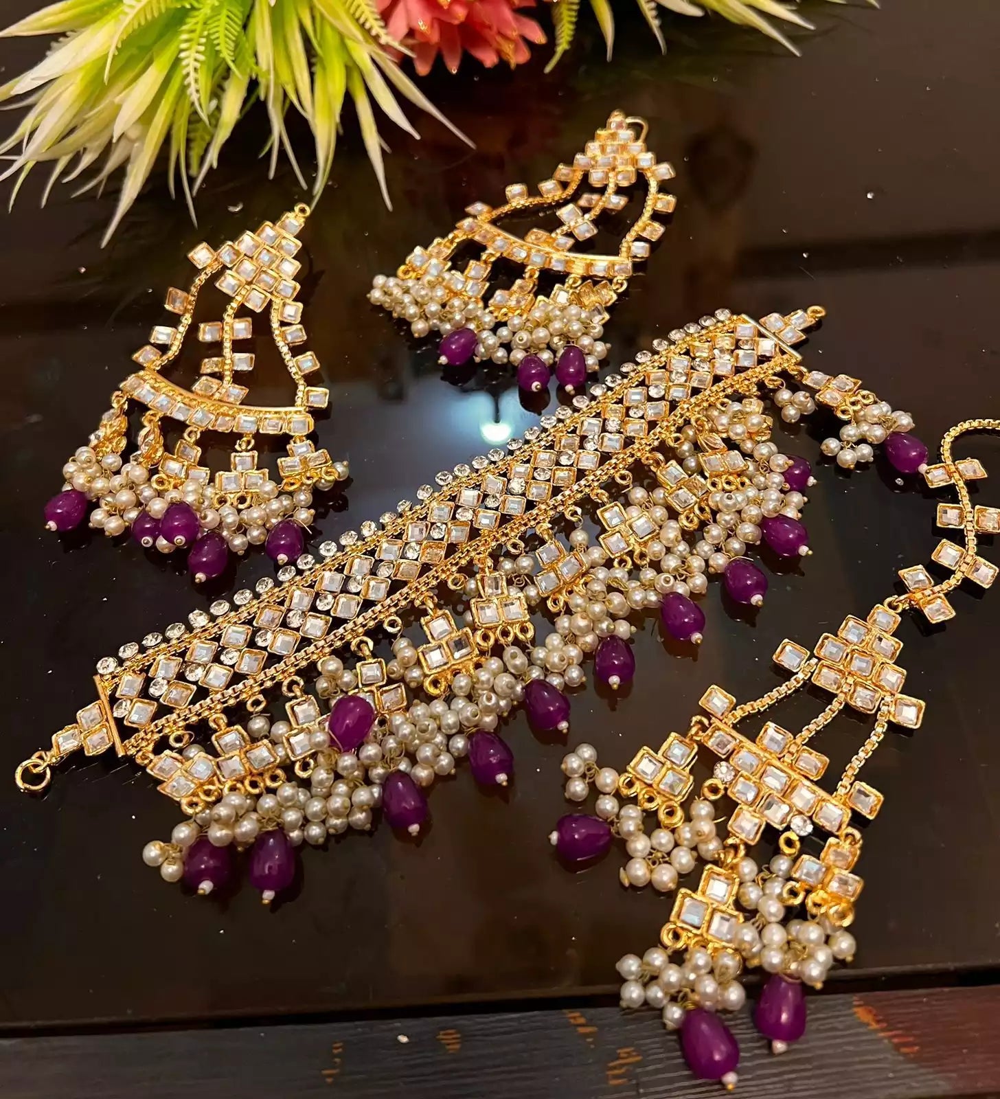 Kundan choker set