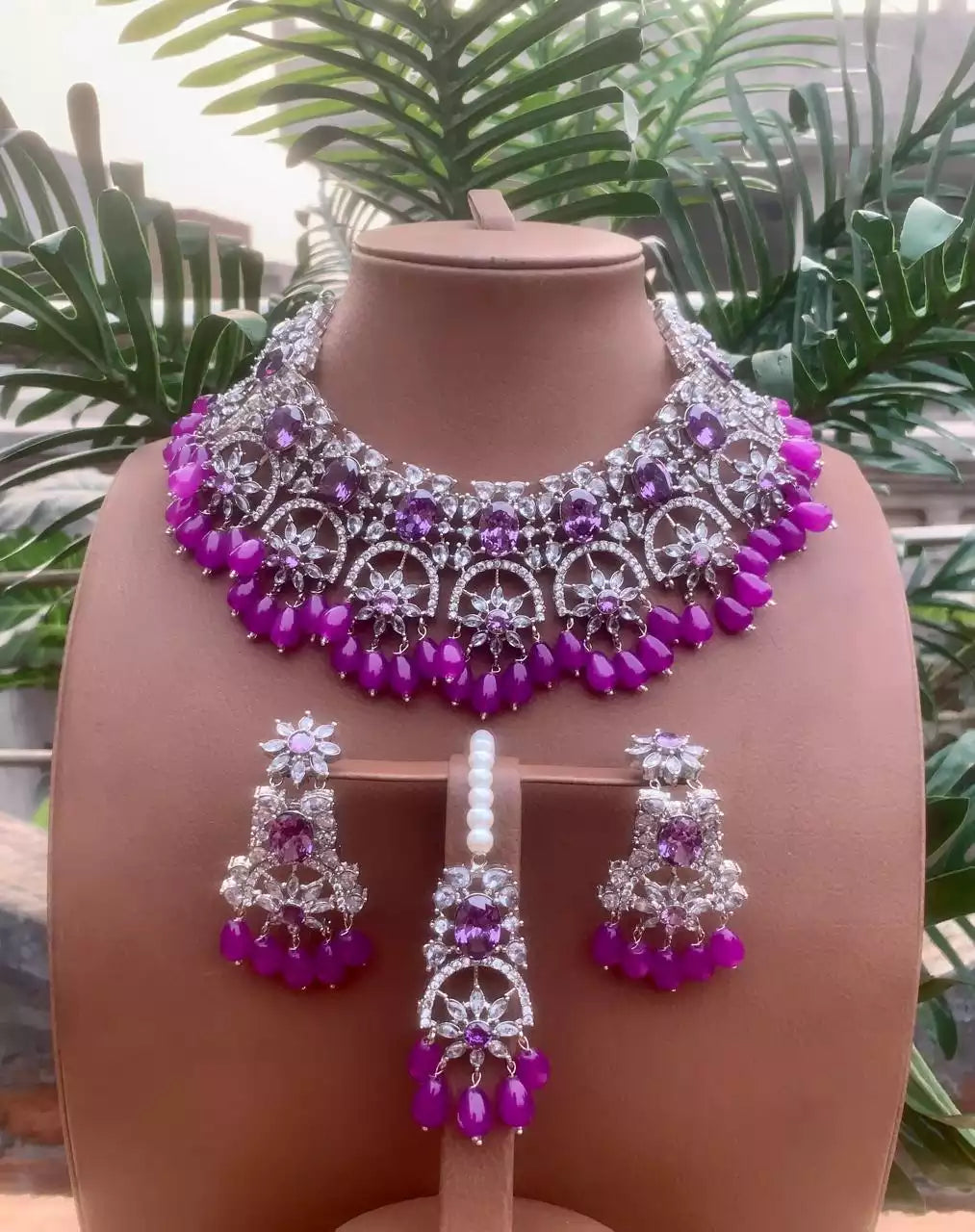 Designer bridal necklace set