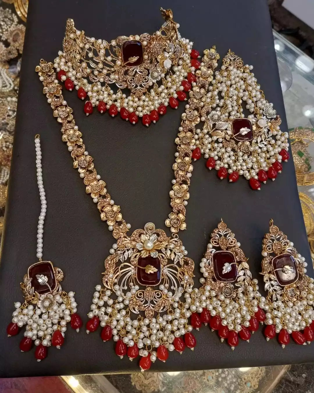 Handmade bridal set Main image