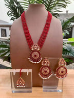 Noratan maala set with teeka