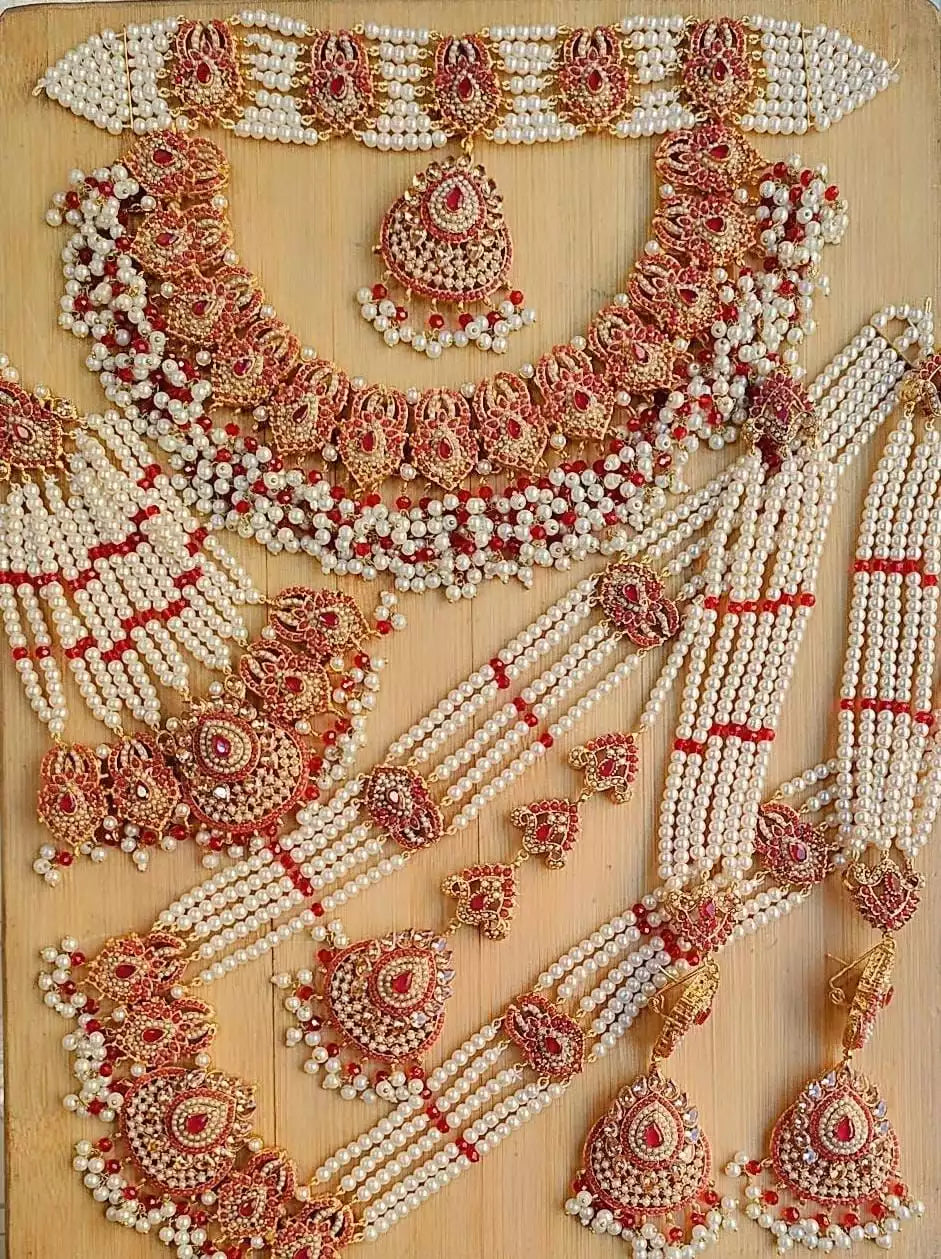 Raani bridal set with maala