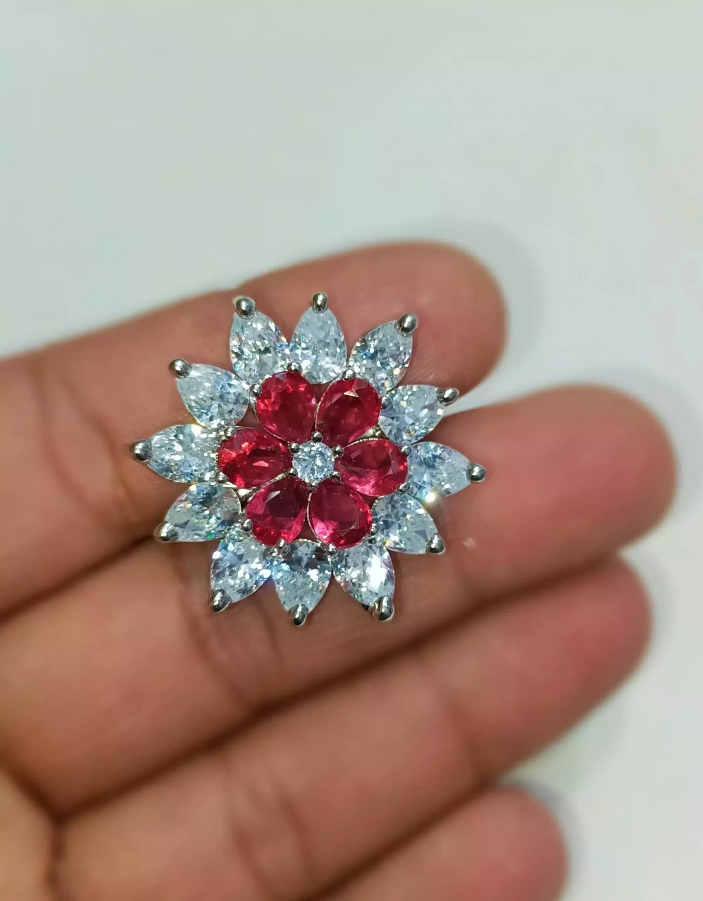 Zircon AD floral ring