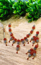 High quality zircon necklace set