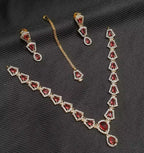 Micro zircon necklace set