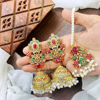 Noratan jhumka earrings