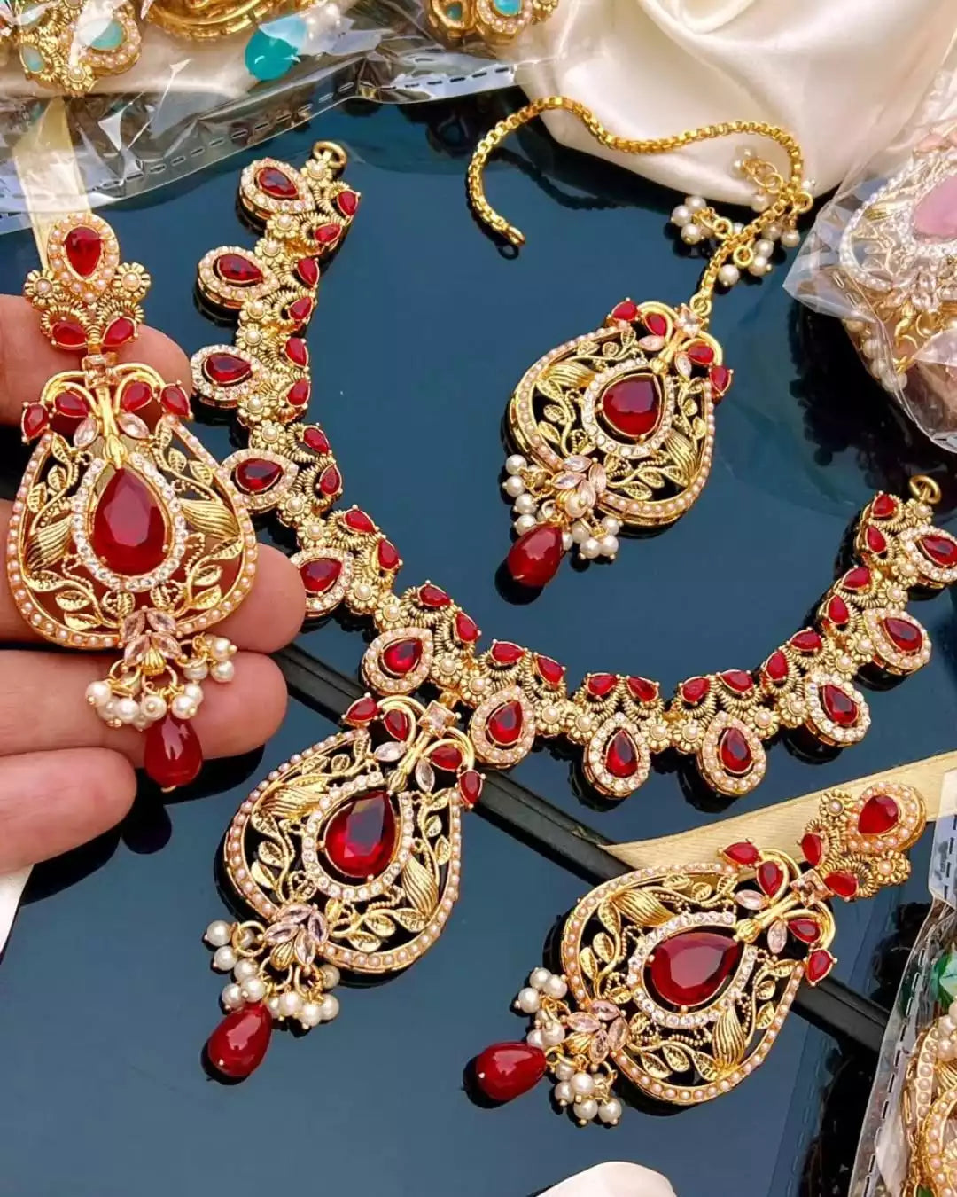 Gold plated designer set