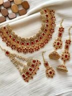 Zircon Floral bridal set