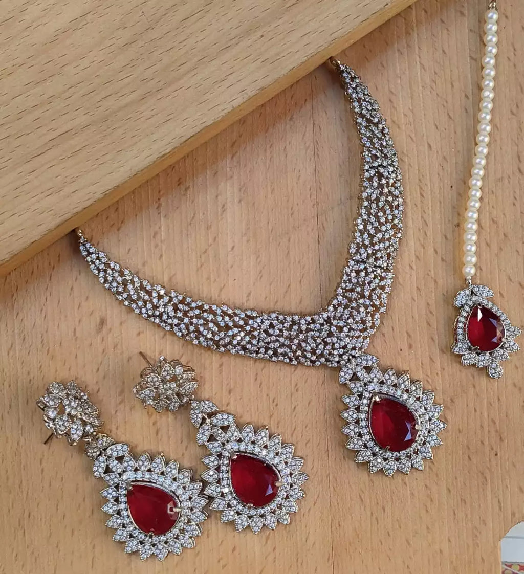 Zircon AD necklace set