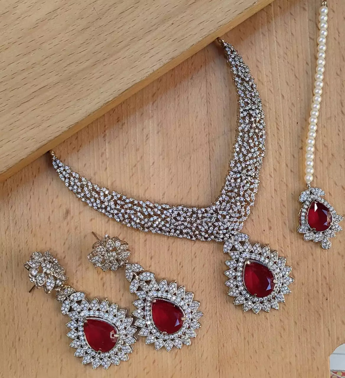 Zircon AD necklace set