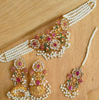 Noratan choker set with teeka