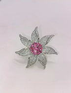 One carat adjustable ring