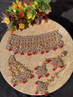 Indian kundan set with jhumar
