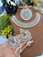 Manjoos big size jhumki teeka set