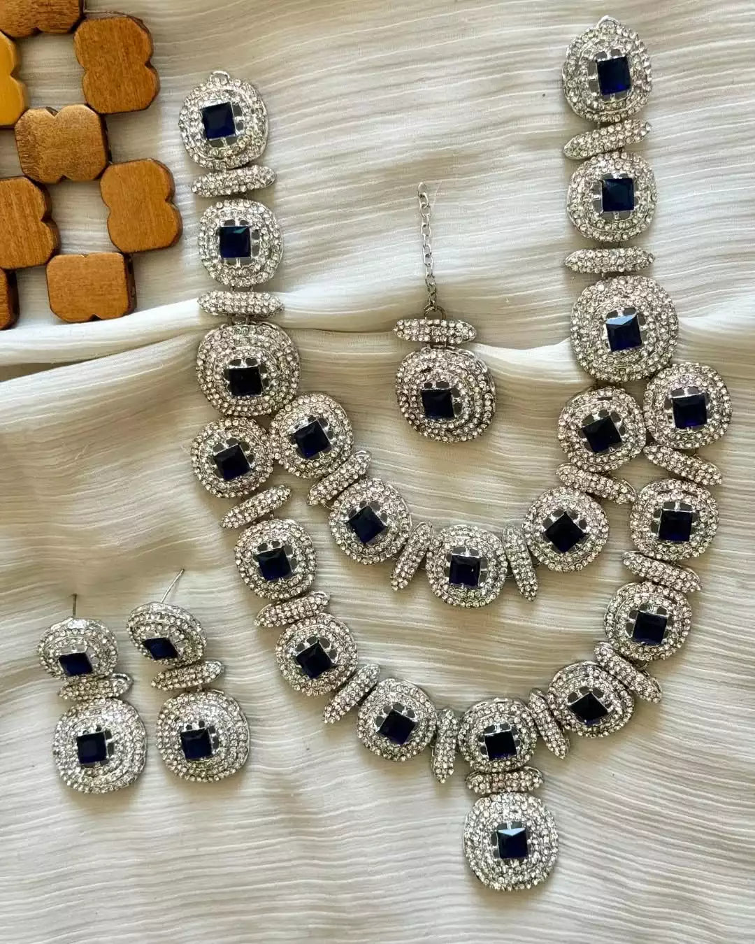 Zircon double layer maala set