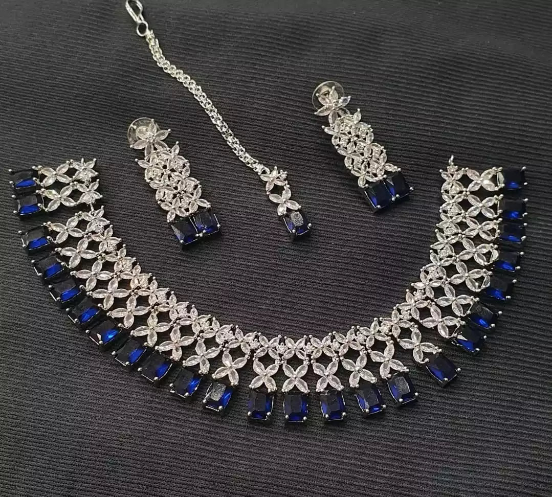 American diamond necklace set