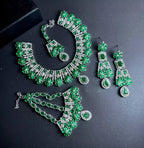 Zircon Bridal set with jhumar