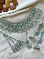 Zircon Floral Bridal set