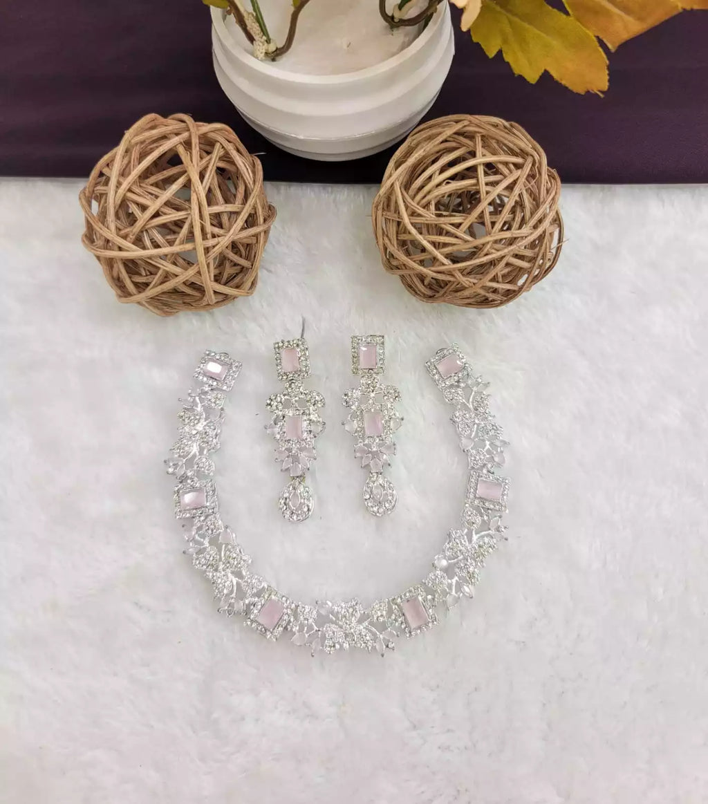 Indian Zircon necklace set
