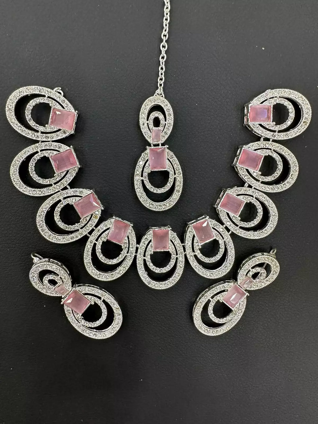 Miro zircon necklace set