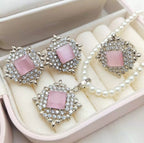 Zirconia pendant set with ring
