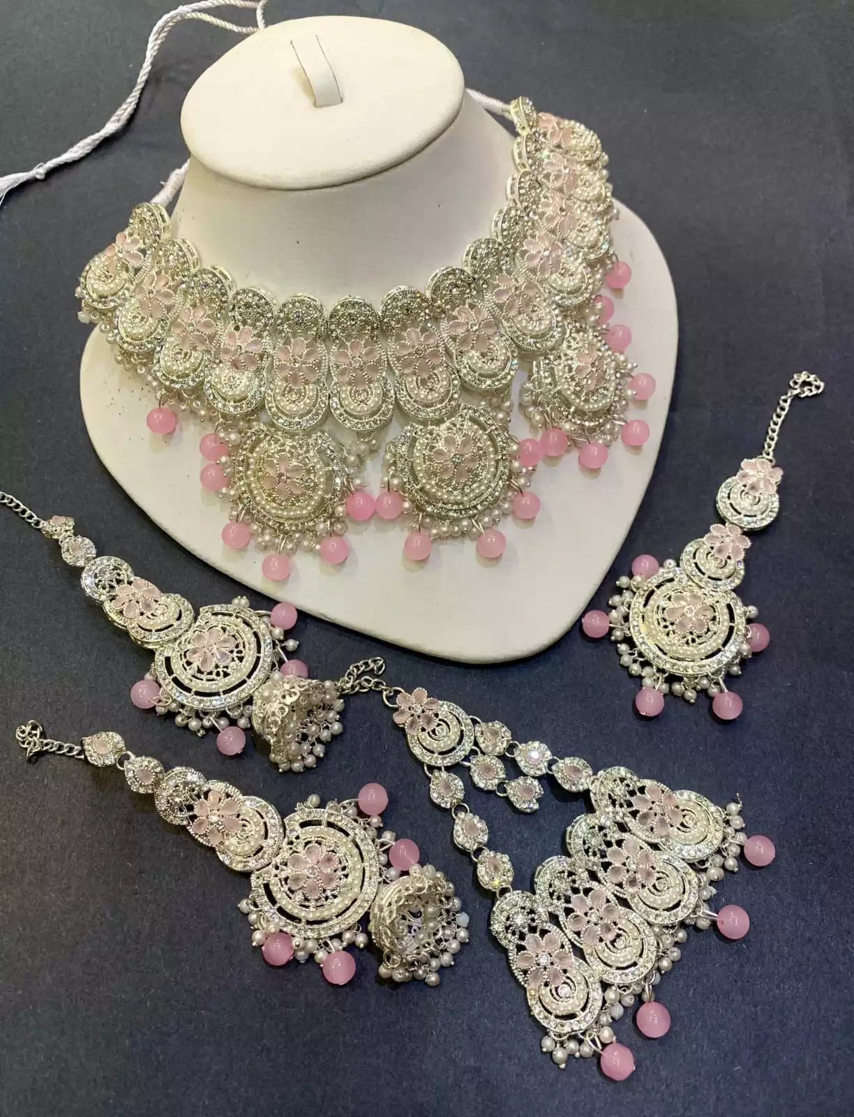 Heavy manjoos bridal jhumar set