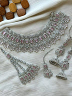 Zircon Floral Bridal set
