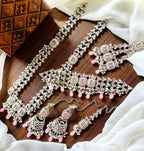 Kundan double dholna bridal set