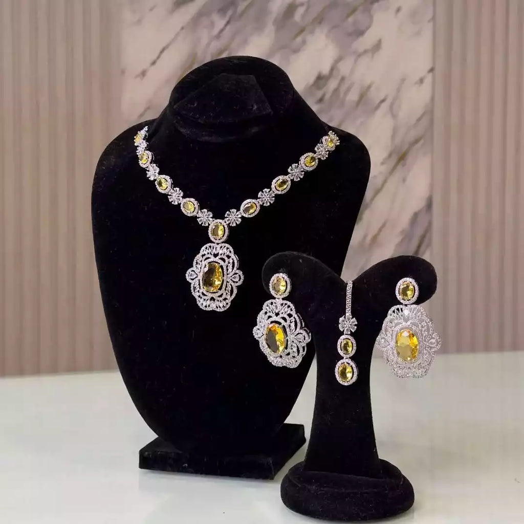 American diamond necklace set
