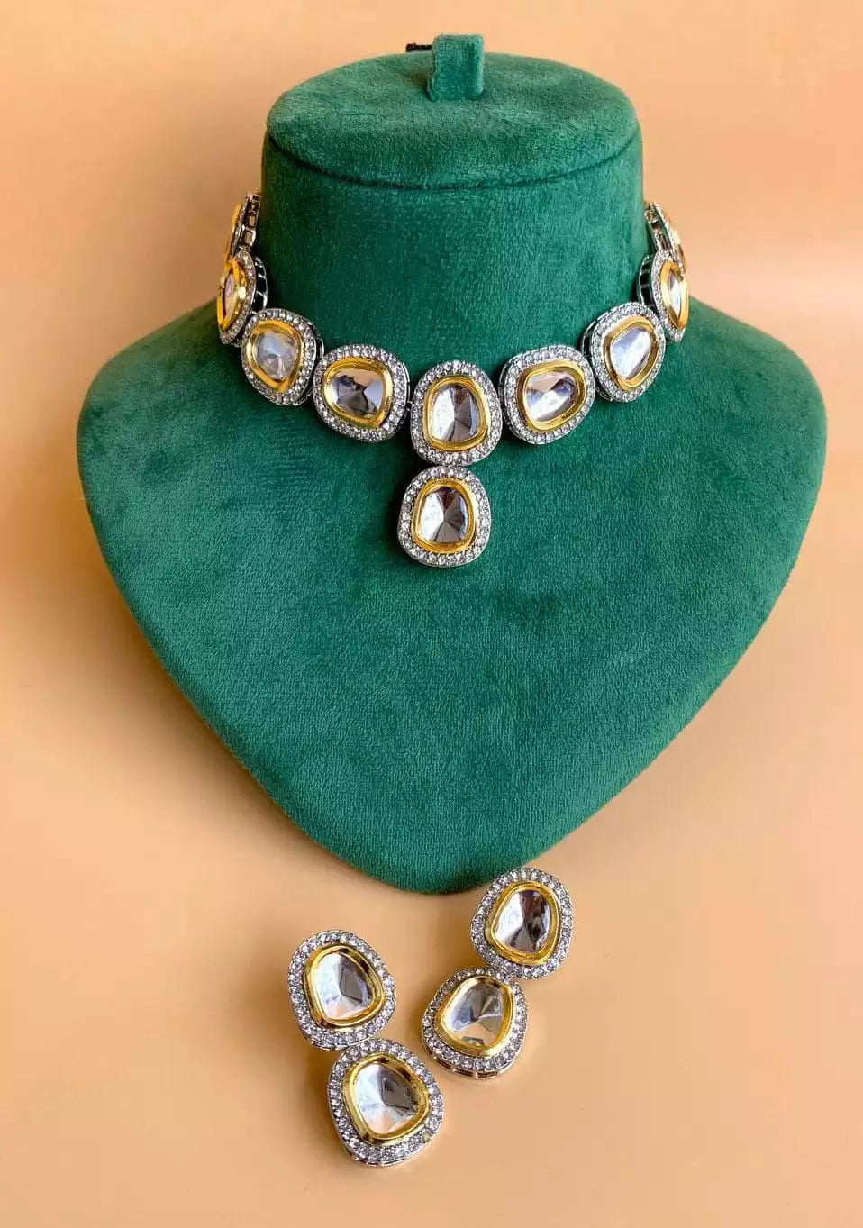 Indian uncut kundan set
