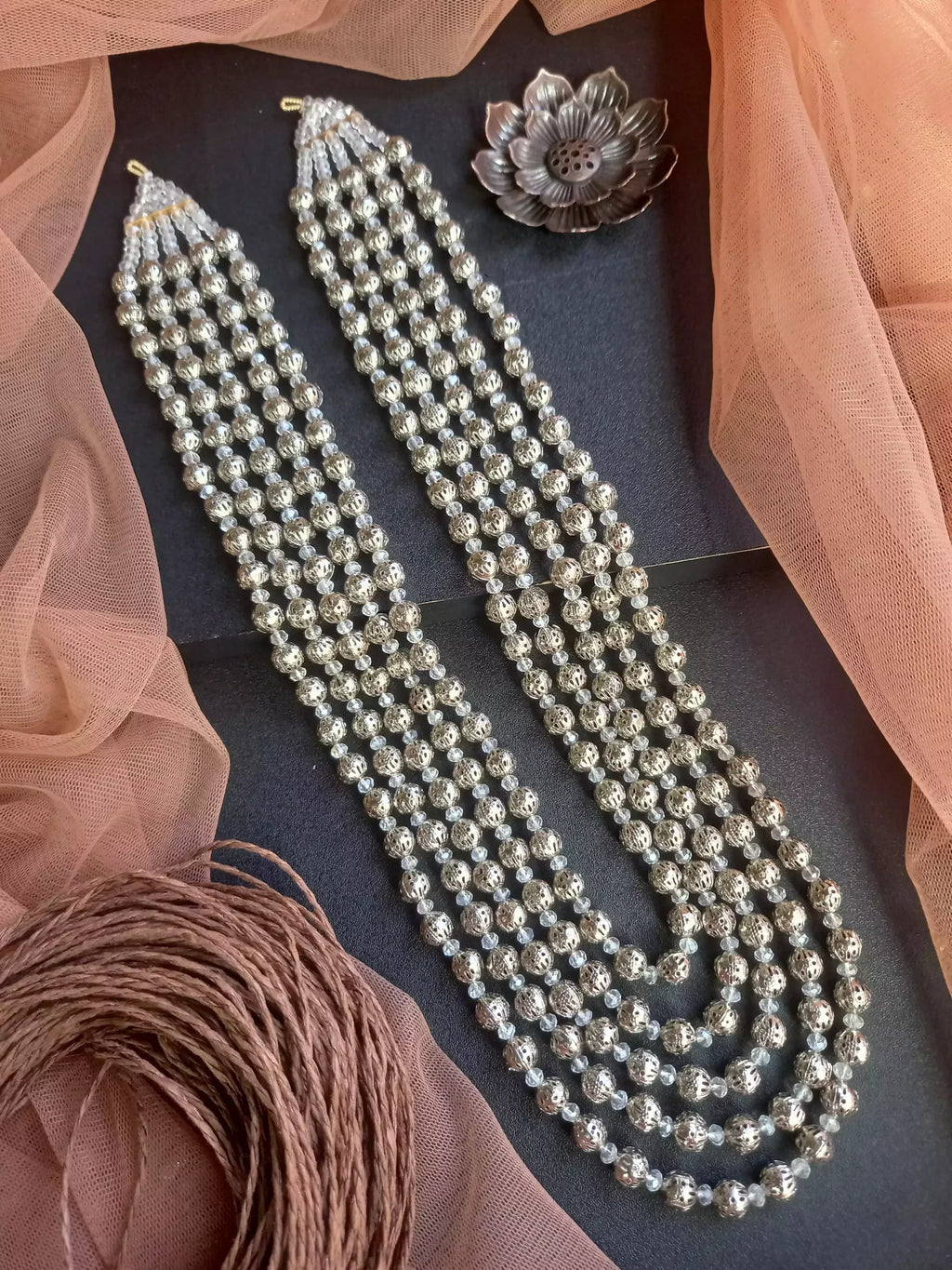 5 layer long maala set