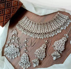 Full Kundan bridal jhumar set