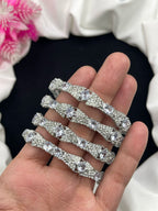 Zircon 4pcs bangles set