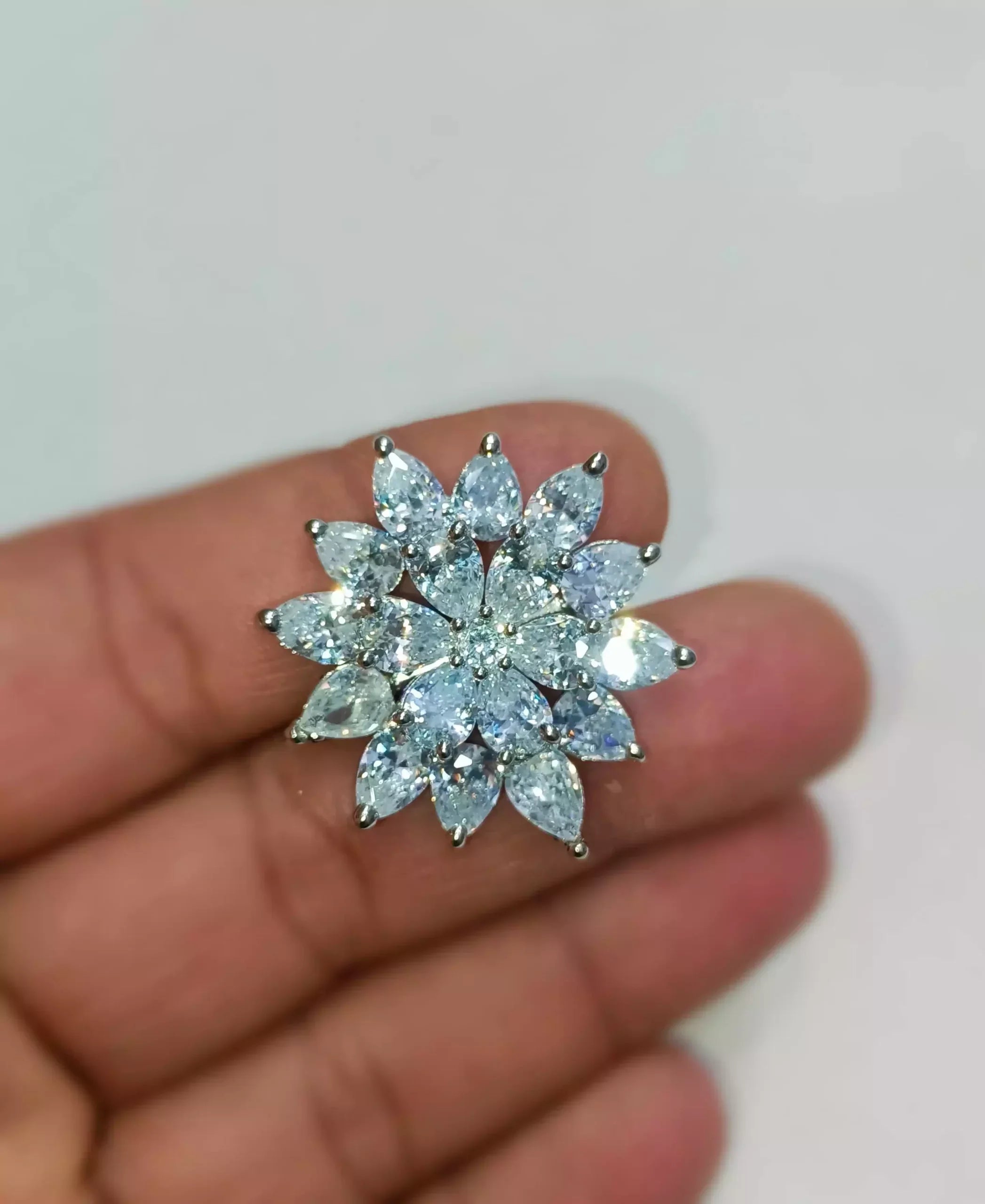 Zircon AD floral ring