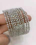 Zircon 12 pcs bangle set