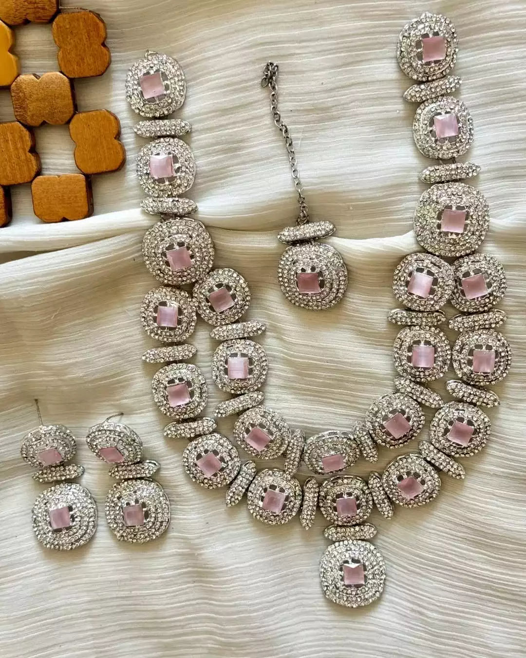 Zircon double layer maala set