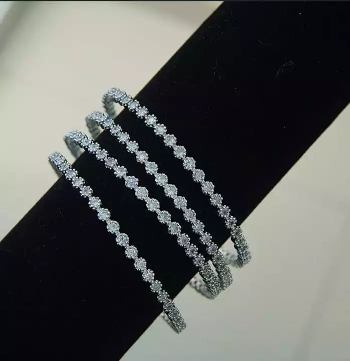 Indian AD 4 pcs bangle set Secondary image