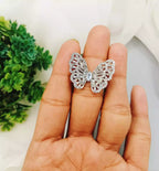 Zircon butterfly ring