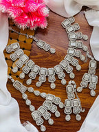 Zircon bridal set with jhumar