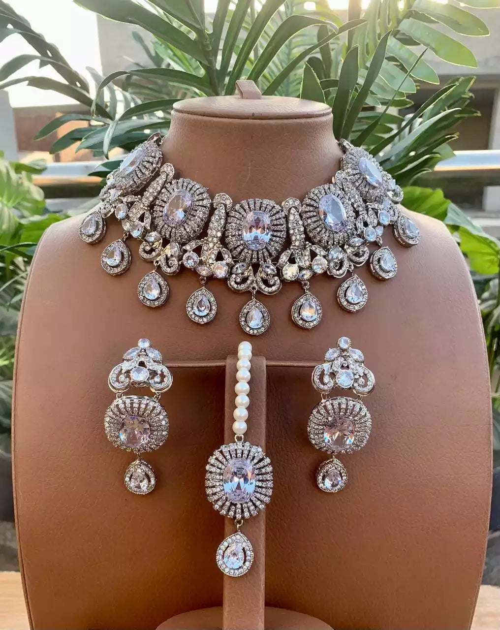 Rp jarao bridal set with teeka