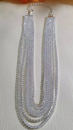6 Layer Zircon necklace