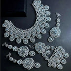 Zircon bridal set with jhumar
