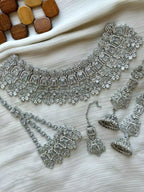 Zircon Floral Bridal set