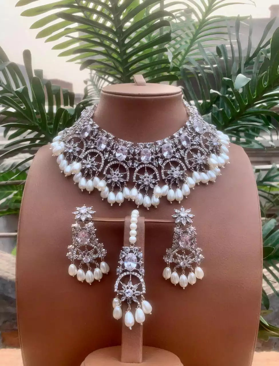 Designer bridal necklace set