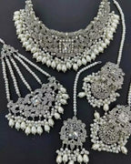 Zircon bridal set with jhumar