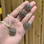 Gold plated locket set