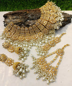 Kundan bridal set with jhumar